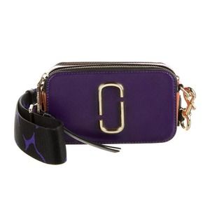 Marc Jacobs The Snapshot Small Camera Crossbody Bag Violet Purple Orange Multi